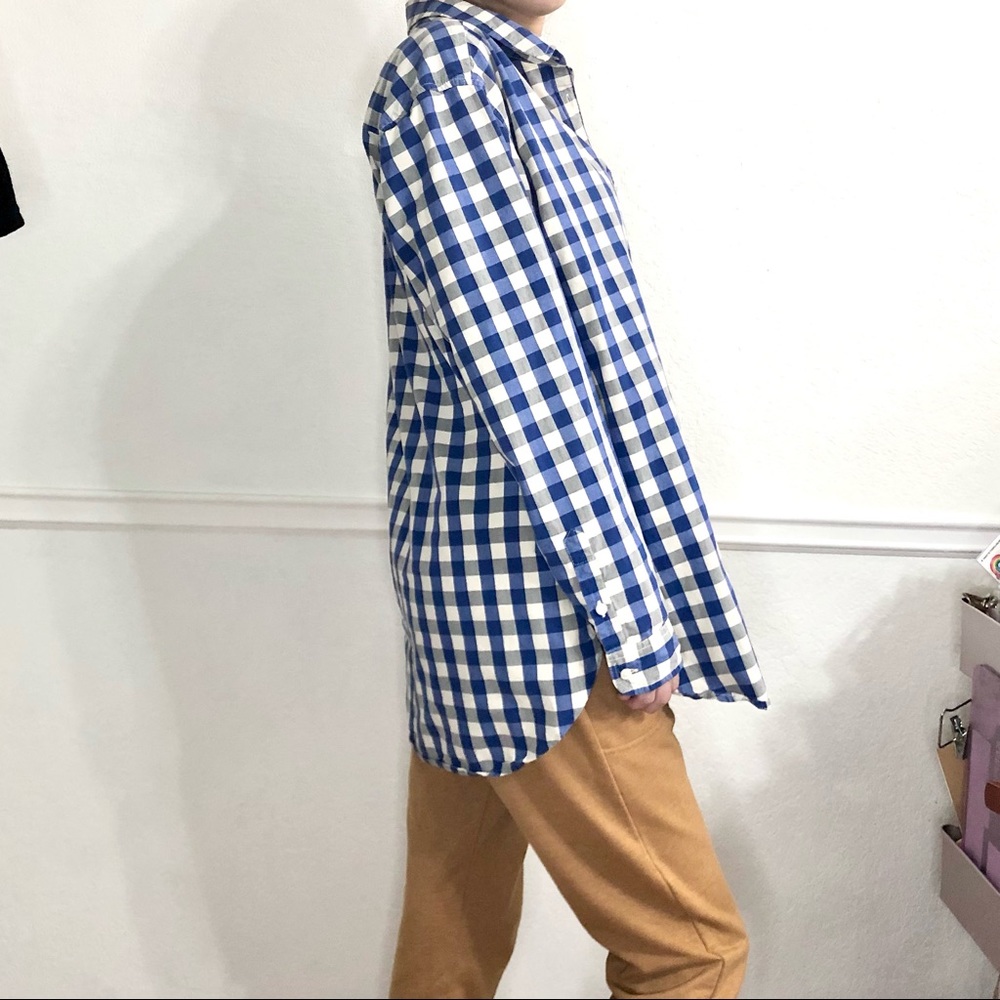 Oversized Lucky Brand Plaid Cotton long sleeve shirt or dress